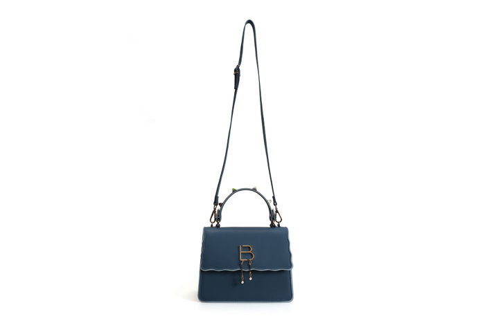 Lucky Bees Bolso de Mano Azul 912